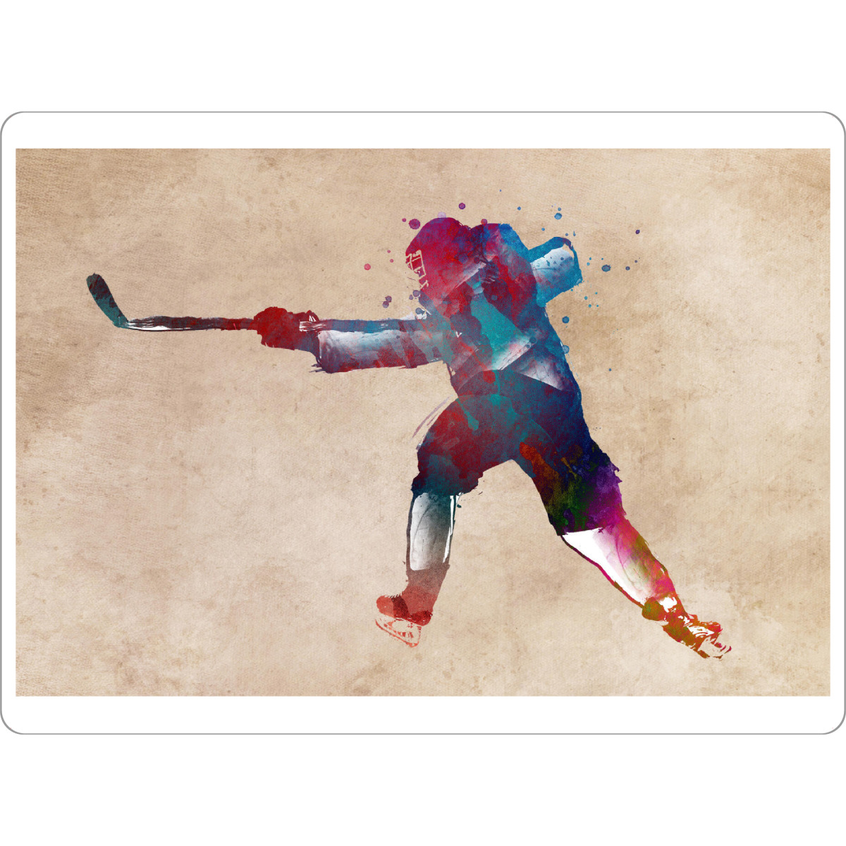 Tischset "Hockey" artboxONE - Sport - Sport,Active,Sports,Player,Team,Hockey,Ice hockey,Eis,Ice - Bild sport