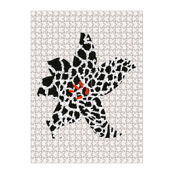 Puzzle Ravensburger "Zebra Blossom" artboxONE - Natur,Floral,Abstrakt