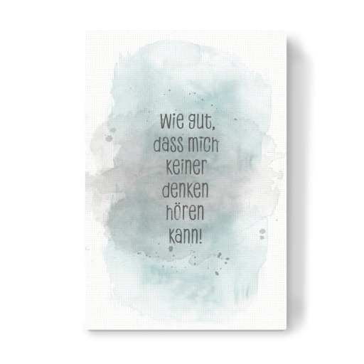 Eigene Gedanken - türkis