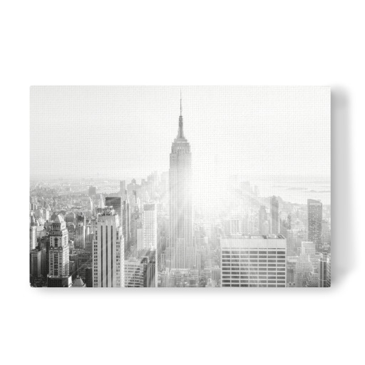 New York Skyline Black White