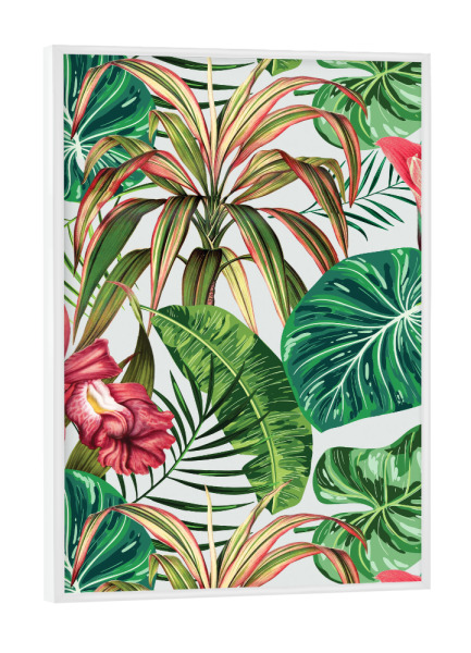 Poster mit weißem Rahmen "Tropica" artboxONE - Natur,Floral