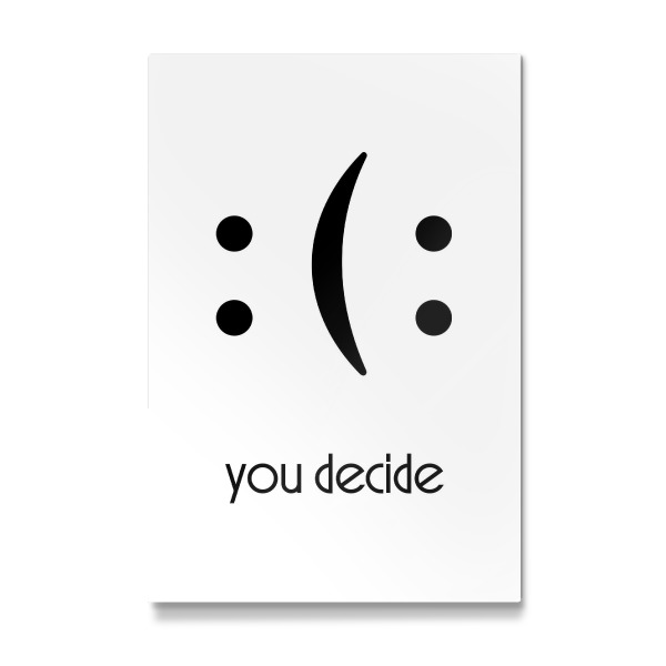 Galerie-Print "You Decide" 30x20 cm artboxONE