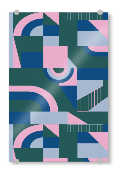 Acrylglasbild "Outlandish Blocks" artboxONE - Abstrakt,Geometrie