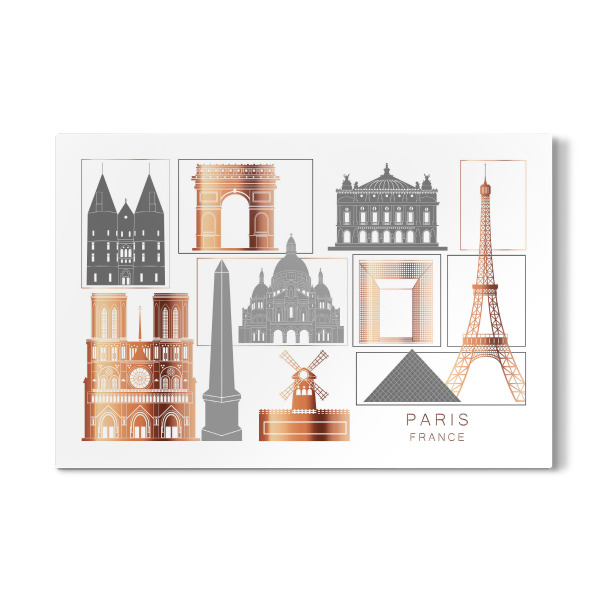 Galerie-Print "Paris skyline copper" 30x20 cm artboxONE