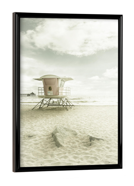 Poster mit schwarzem Rahmen "KALIFORNIEN Imperial Beach" artboxONE - Natur,Reise / Strand und Meer