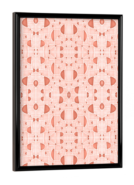 Poster mit schwarzem Rahmen "Kaleidoscopic Cretto" artboxONE - Abstrakt