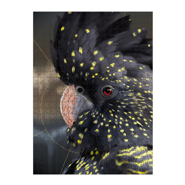 Puzzle Ravensburger "Kakadu" artboxONE - Natur,Tiere - Kakadu,Vogel,Spiritualität,Esoterik,Exotisch,Mystisch,Bird,Animal,Tier,Portrait,Closeup