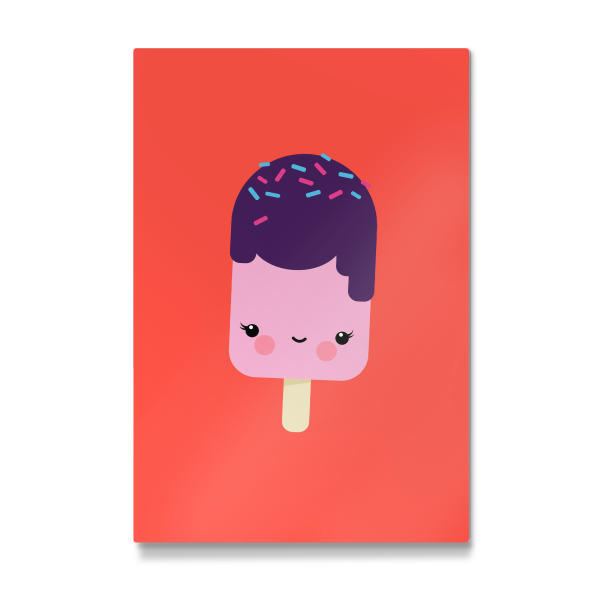Galerie-Print "Kawaii-Illustration Eis am Stiel" 30x20 cm artboxONE