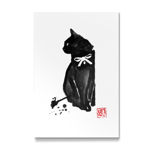 Galerie-Print "Cat with tie" 30x20 cm artboxONE