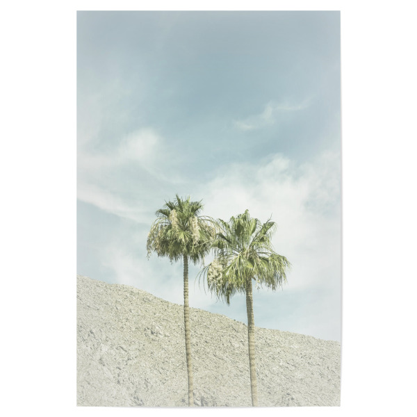 Poster 30x20 cm "Palmen in der Wüste | Vintage" artboxONE - Natur,Reise / Länder