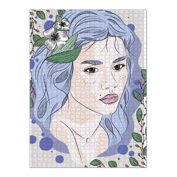 Puzzle Ravensburger "Emanuelle Karter" artboxONE - Menschen,Fashion