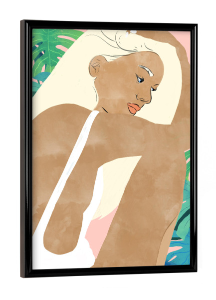 Poster mit schwarzem Rahmen "Summer Dreams" artboxONE - Menschen