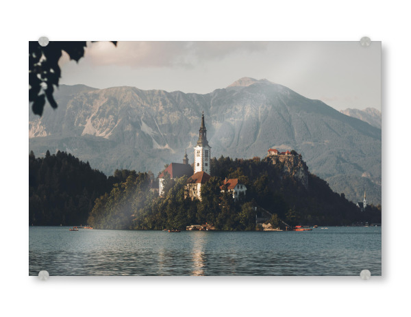 Acrylglasbild "Lake Bled" artboxONE - Natur,Reise,Architektur,Reise / Länder