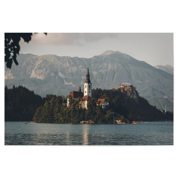 Poster 30x20 cm "Lake Bled" artboxONE - Natur,Reise,Architektur,Reise / Länder