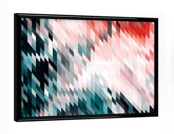 Poster mit schwarzem Rahmen "Dark & Blush" artboxONE - Abstrakt