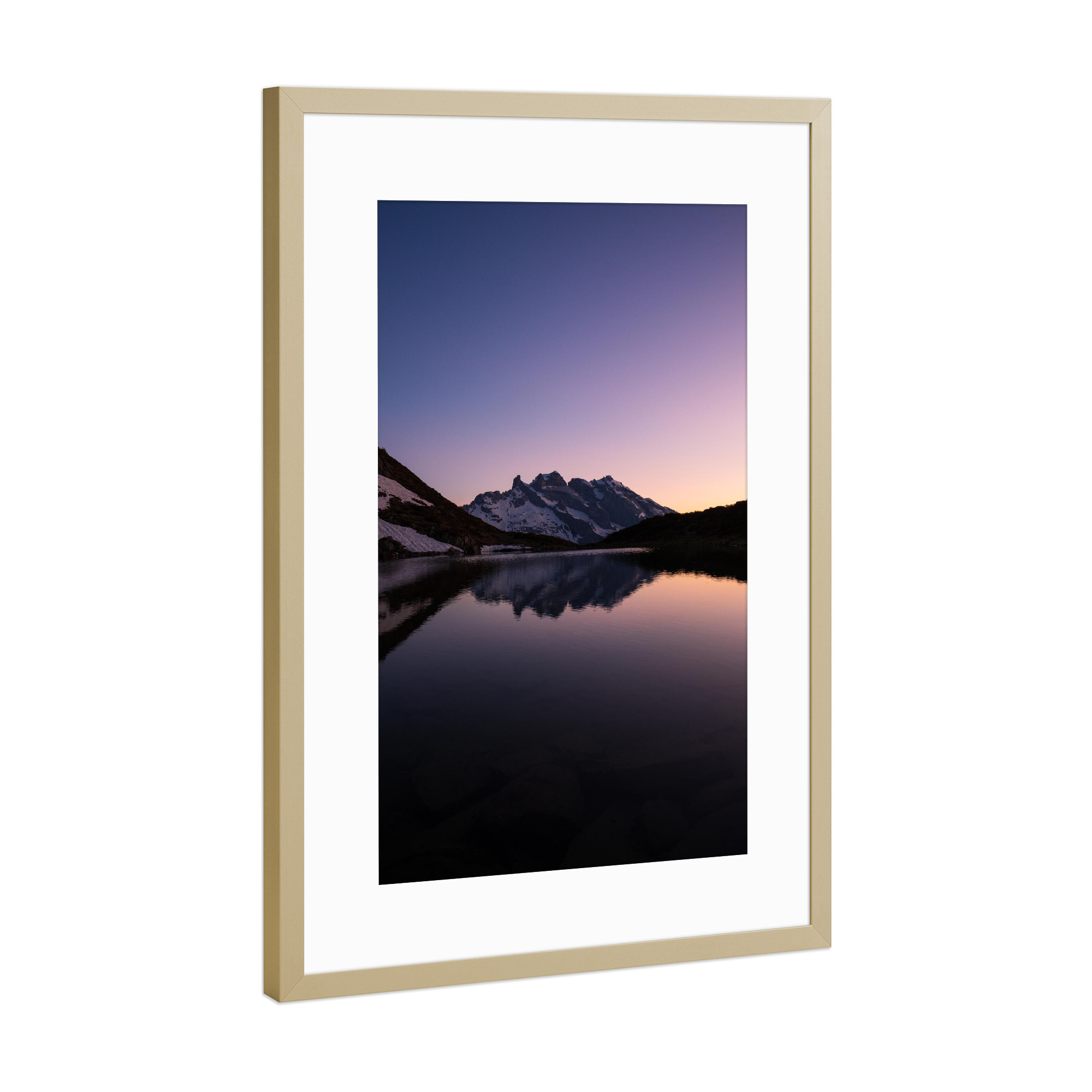 Poster mit Rahmen Gold "Traumland" artboxONE - Natur,Reise,Reise / Länder