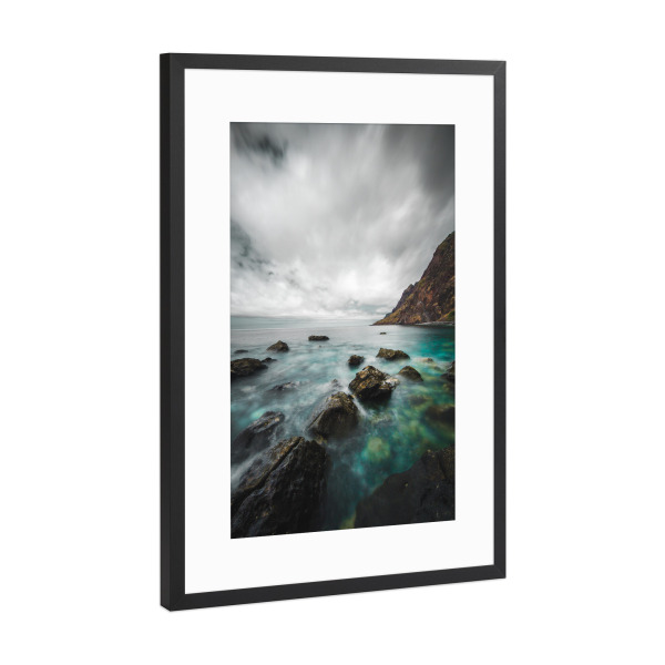 Poster mit Rahmen Schwarz (Metallic) "Open Sea" artboxONE - Natur,Reise,Reise / Strand und Meer,Reise / Länder