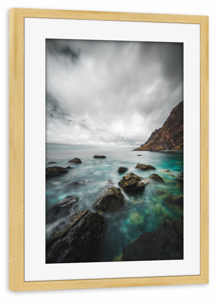 Poster mit Rahmen kiefer "Open Sea" artboxONE - Natur,Reise,Reise / Strand und Meer,Reise / Länder