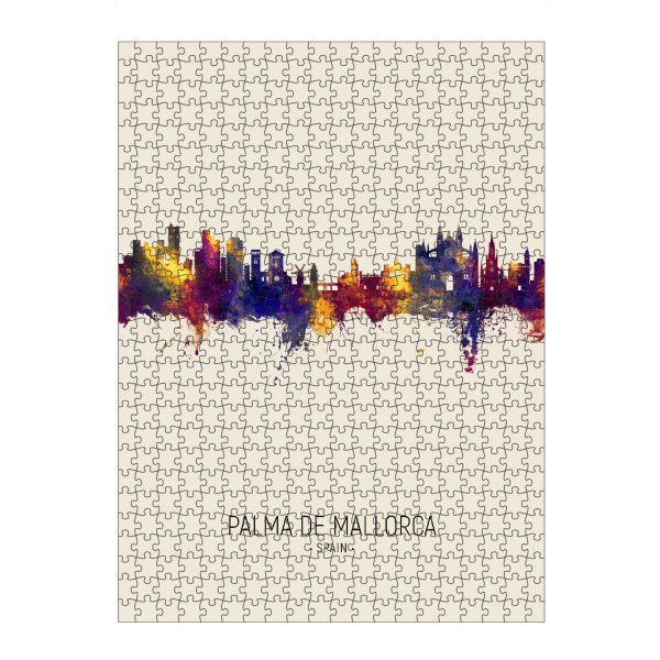 artboxONE Puzzle "Palma de Mallorca Skyline Beige" artboxONE - Städte