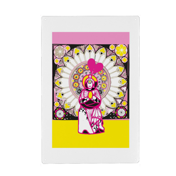 Metall Poster "Budhinka" artboxONE - Abstrakt,Menschen,Liebe