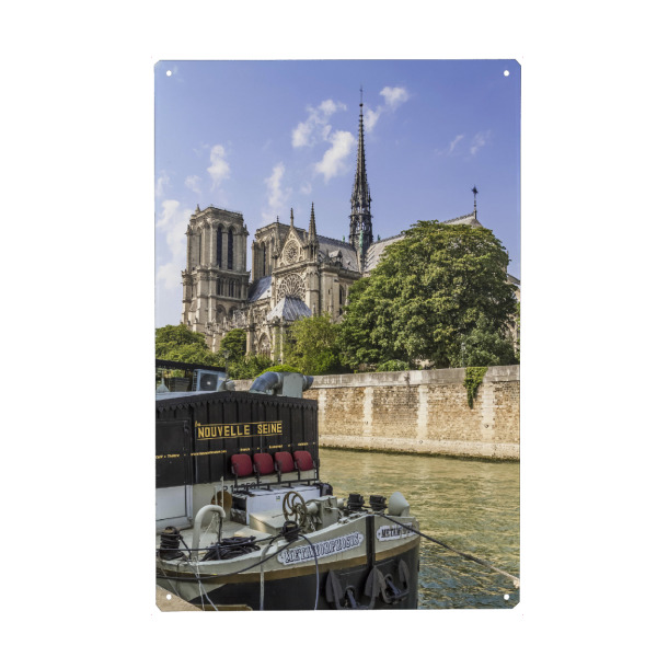 Metall Poster "Notre-Dame in Paris" artboxONE - Städte,Städte / Paris
