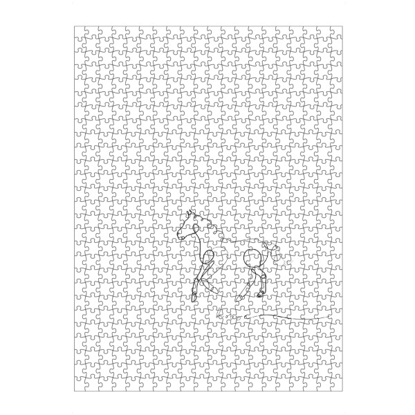 Puzzle Ravensburger "Animal pen line horse" artboxONE - Tiere