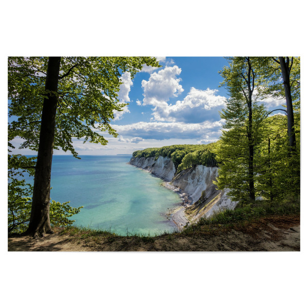 Poster 30x20 cm "Kreidefelsen auf der Insel Rügen" artboxONE - Natur,Reise / Strand und Meer