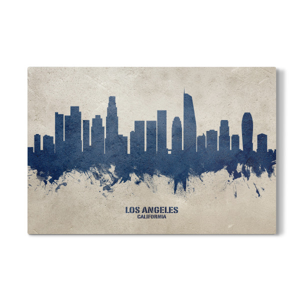 Galerie-Print "Los Angeles Skyline PaintBlue" 30x20 cm artboxONE