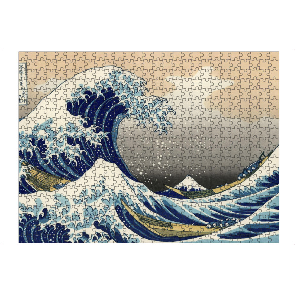 Puzzle Ravensburger "Die große Welle vor Kanagawa" artboxONE - Natur,Reise,Reise / Strand und Meer,Reise / Asien