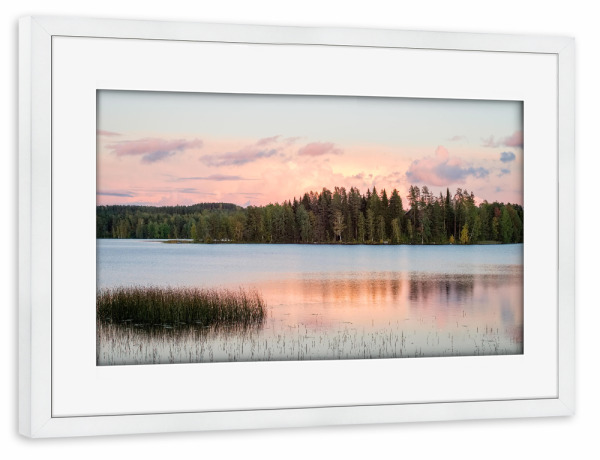 Poster mit Rahmen weiß "Versteckt" artboxONE - Natur,Reise,Reise / Länder