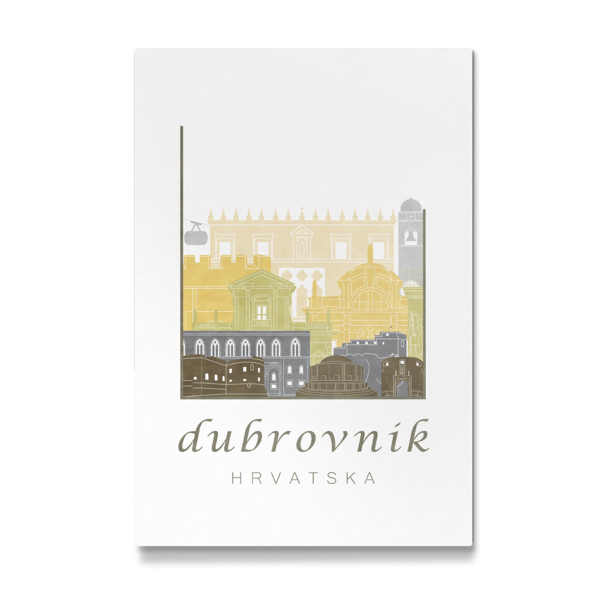Galerie-Print "Dubrovnik skyline desert" 30x20 cm artboxONE