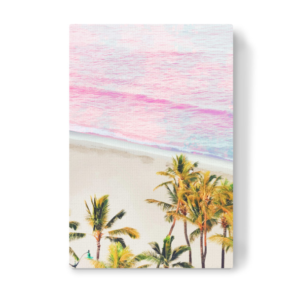 Leinwandbild "Pink Ocean | Dreamy Scenic" artboxONE - Natur,Reise,Reise / Strand und Meer
