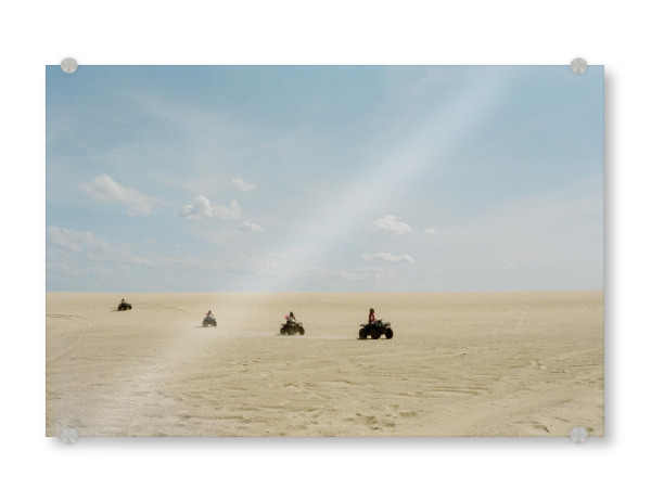 Acrylglasbild "Quads in the Desert" artboxONE - Natur,Reise,Sport / Motorsport,Reise / Afrika,Automobile