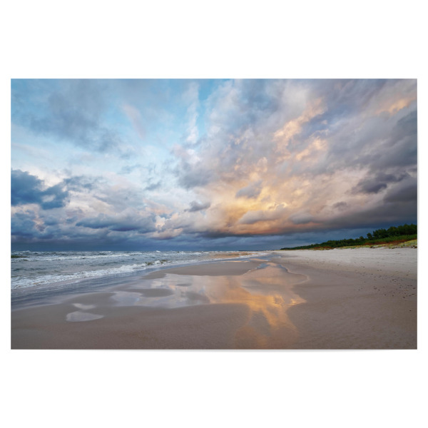 Poster 30x20 cm "Wetterfront" artboxONE - Natur,Reise,Reise / Strand und Meer