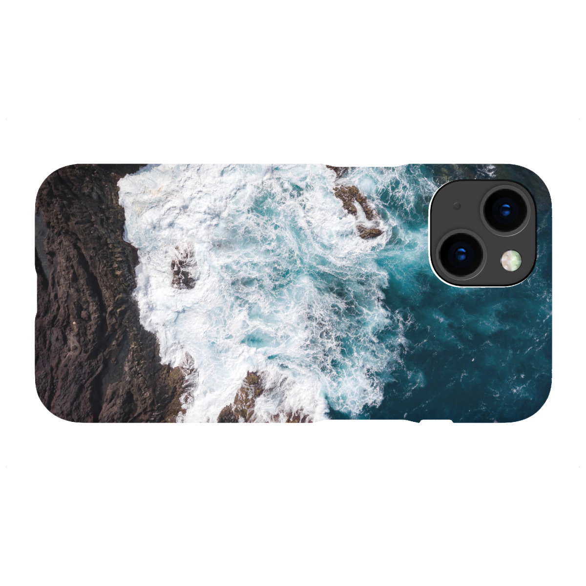 "Coastline abstract"für iPhone - Premium-Case Handyhülle artboxONE