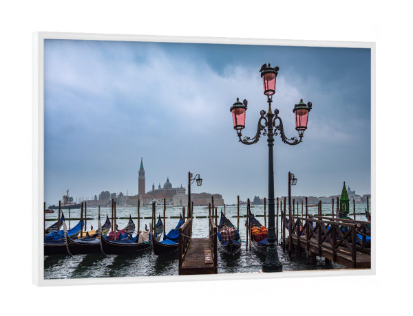 Poster mit weißem Rahmen "Venedig in Italien" artboxONE - Städte,Reise,Architektur,Städte / Venedig