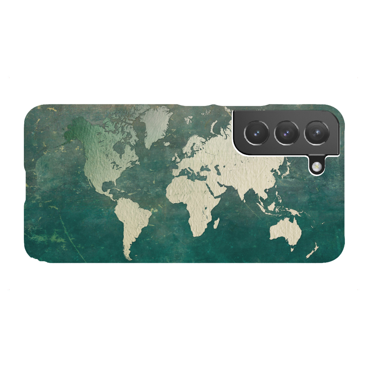Samsung Galaxy "World map green white" Premium-Case Handyhülle artboxONE