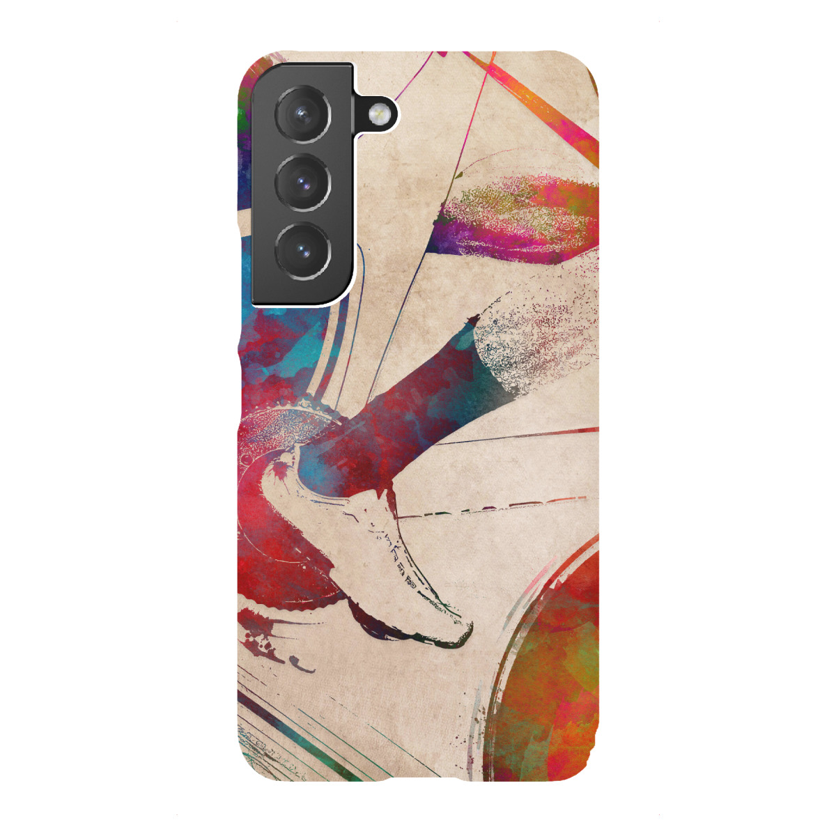 Samsung Galaxy "Cyclist digital art" Premium-Case Handyhülle artboxONE