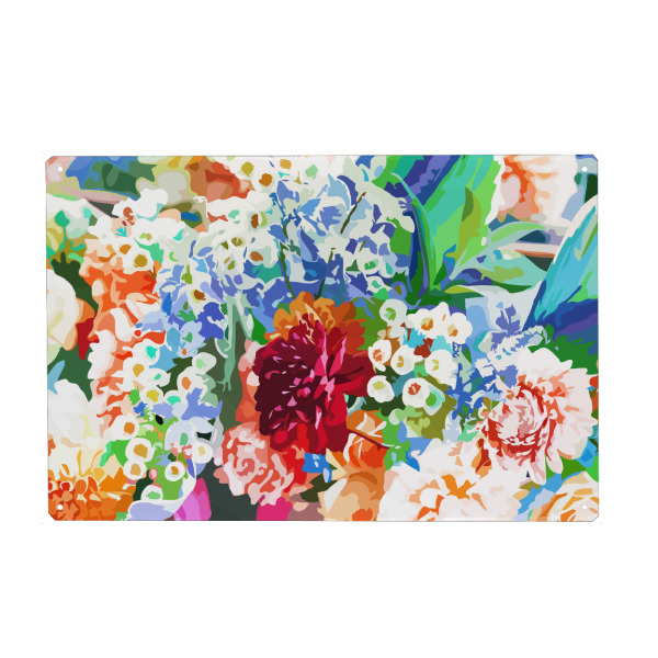 Metall Poster "Bloom With Grace" artboxONE - Natur,Floral