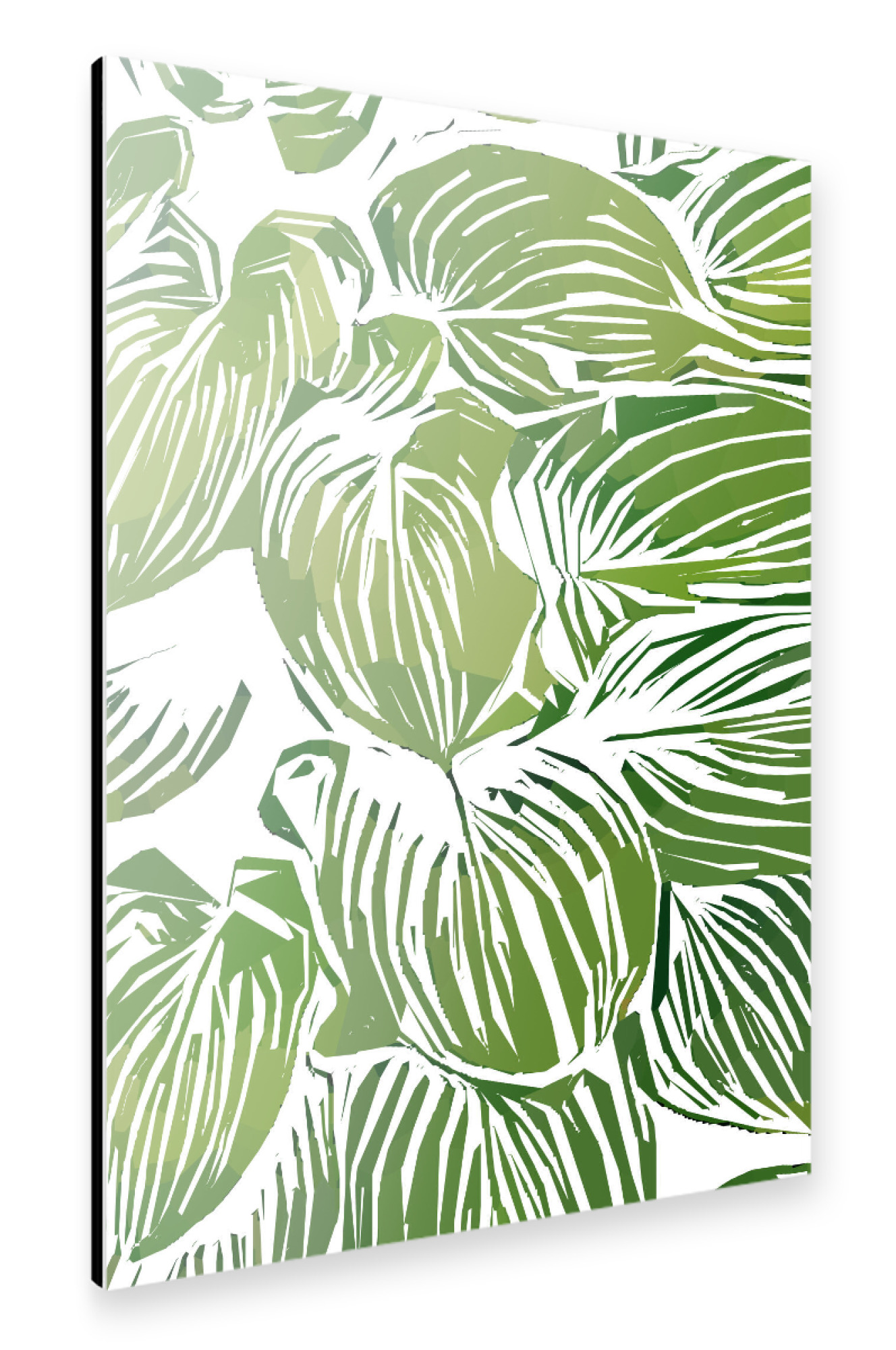 Alu-Dibond "Wild Leaves-III" 30x20 cm artboxONE