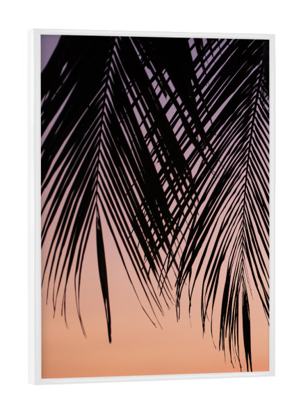 Poster mit weißem Rahmen "Summer Dawn Dyptich A" artboxONE - Natur
