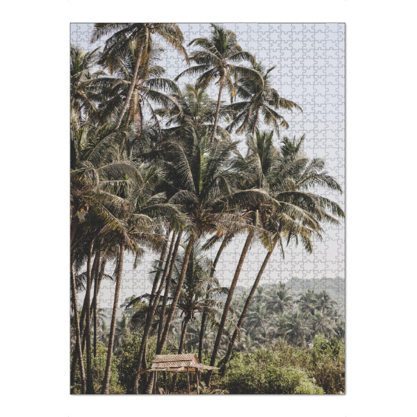 Puzzle Ravensburger "Jungle Beach hut" artboxONE - Natur,Reise,Reise / Strand und Meer,Reise / Länder