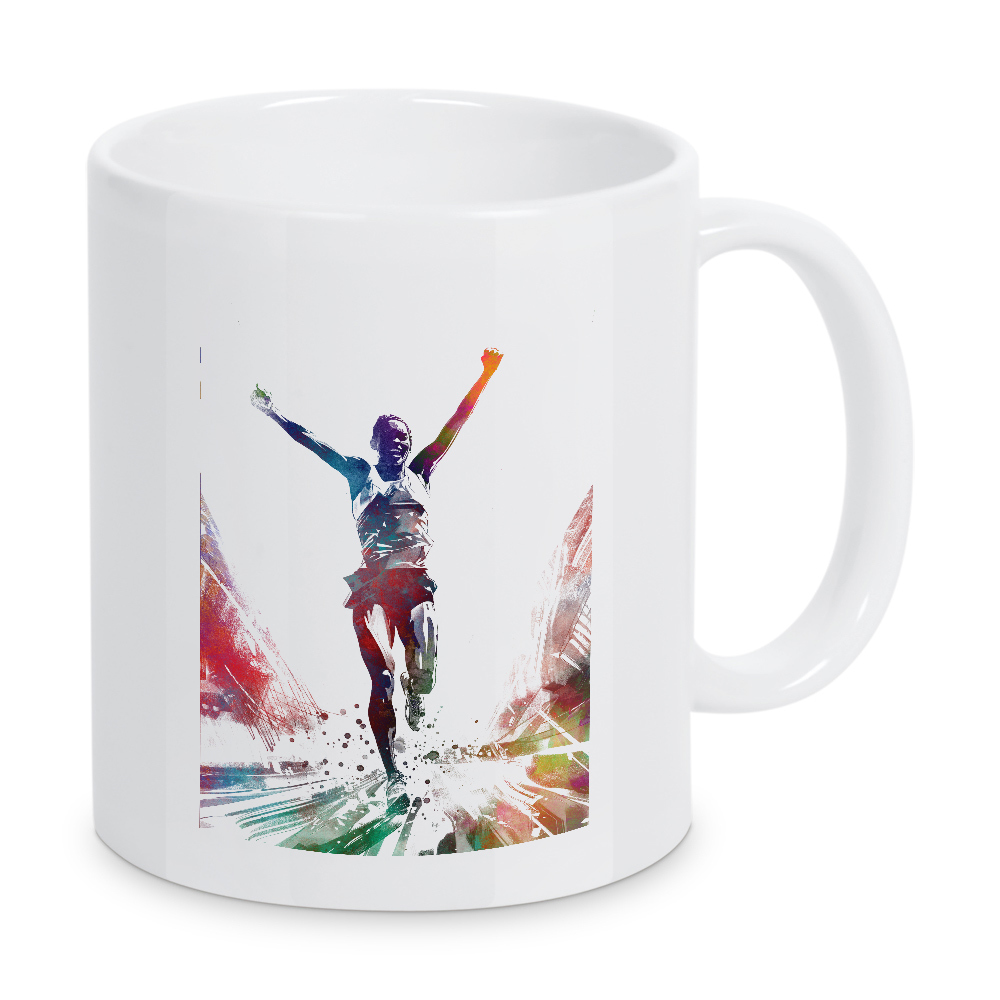 Tasse "Laufsportkunst B" artboxONE - Sport,Sport / Motivation - Läufer,Laufen,Sport,Marathon