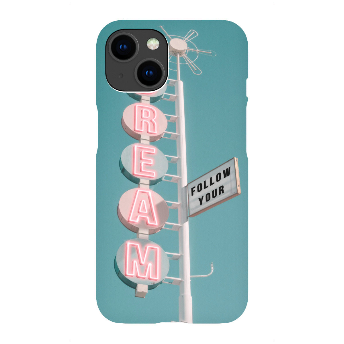 iPhone "ALWAYS FOLLOW YOUR DREAMS" Premium-Case Handyhülle artboxONE