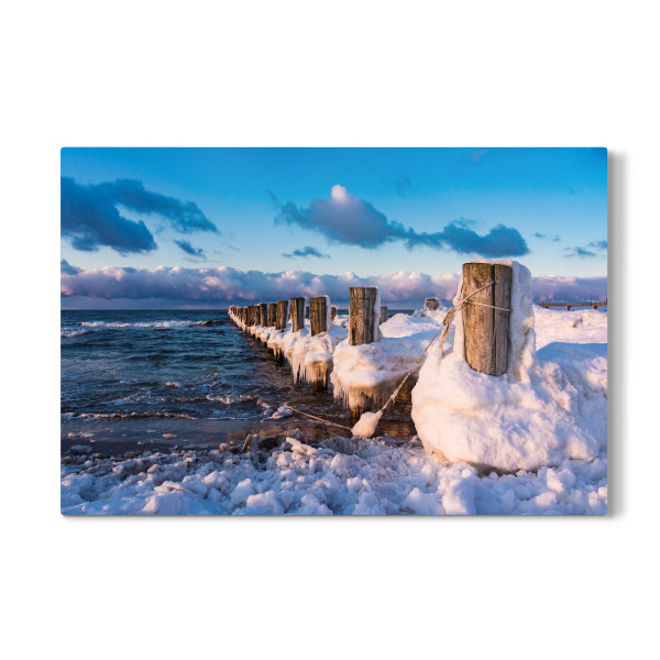 Galerie-Print "Buhne im Winter" 30x20 cm artboxONE