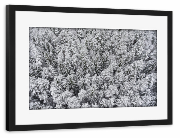 Poster mit Rahmen schwarz "Frozen time" artboxONE - Natur,Reise,Abstrakt