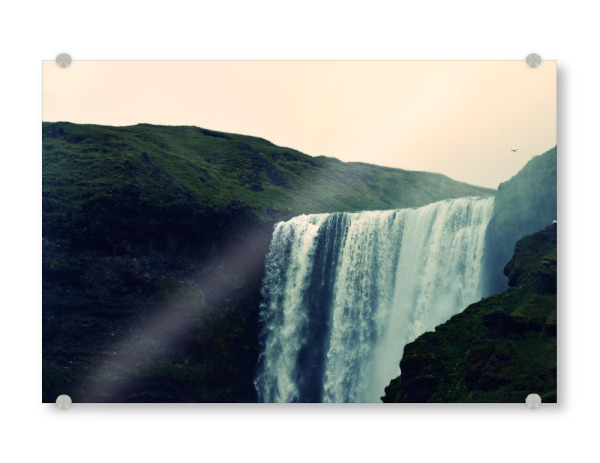 Acrylglasbild "Wasserfälle" artboxONE - Natur,Reise,Reise / Länder