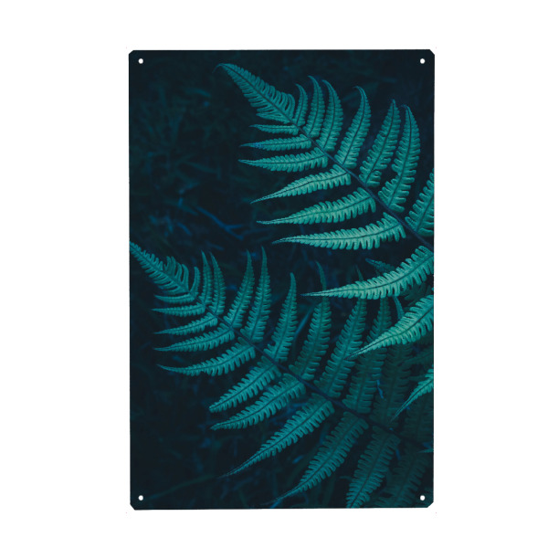 Holzbild "Green Impact" artboxONE - Natur,Floral - Photography,Nature,Leaf,Leaves,Green,Garden,Botanical,Natur,Blätter,Plant,Pflanze