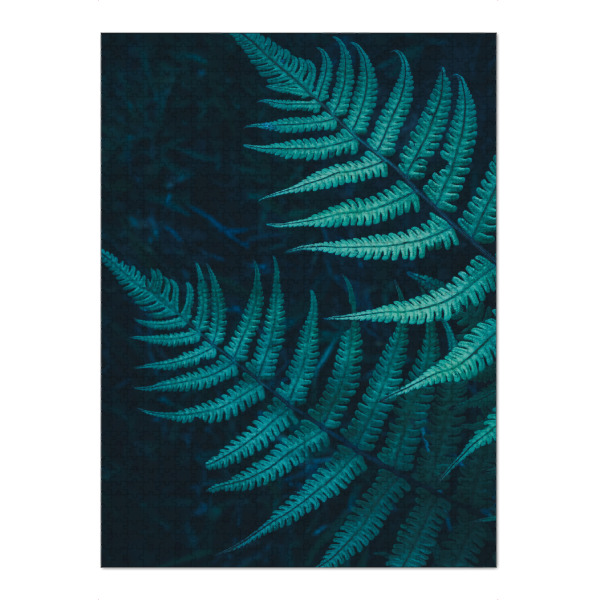 Puzzle Ravensburger "Green Impact" artboxONE - Natur,Floral - Photography,Nature,Leaf,Leaves,Green,Garden,Botanical,Natur,Blätter,Plant,Pflanze