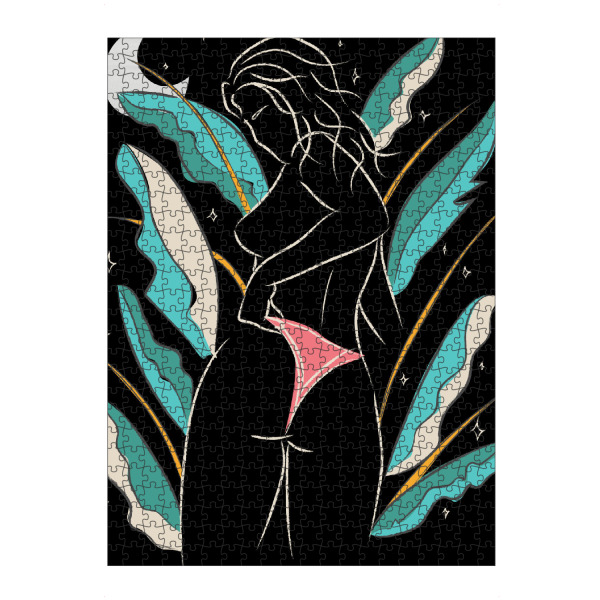artboxONE Puzzle "Beach Girl Ray" artboxONE - Natur,Menschen